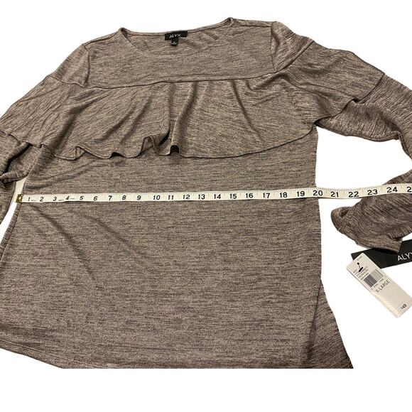 NEW ALYX Womens Blouse Long sleeve Size XL Color Blush - Picture 5 of 6